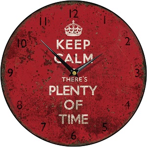 There\'s plenty of time